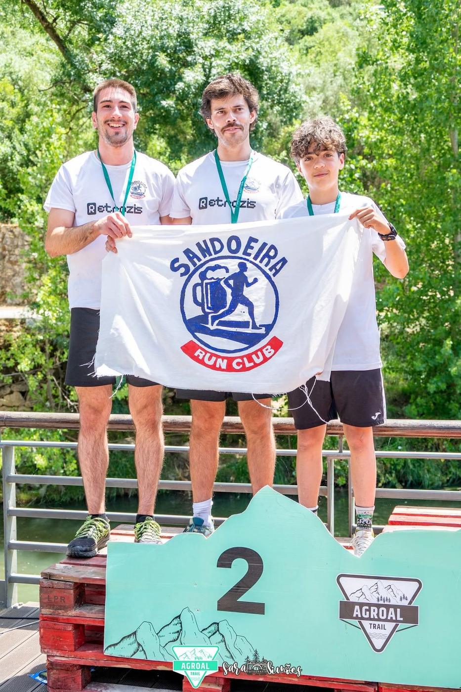 Pódio do 2.º lugar por equipas no Trail do Agroal 2026