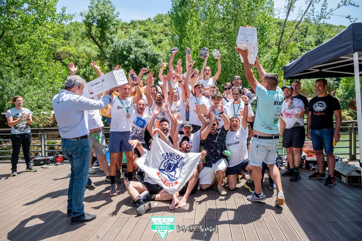 O Sandoeira Run Club a festejar no Trail do Agroal 2026